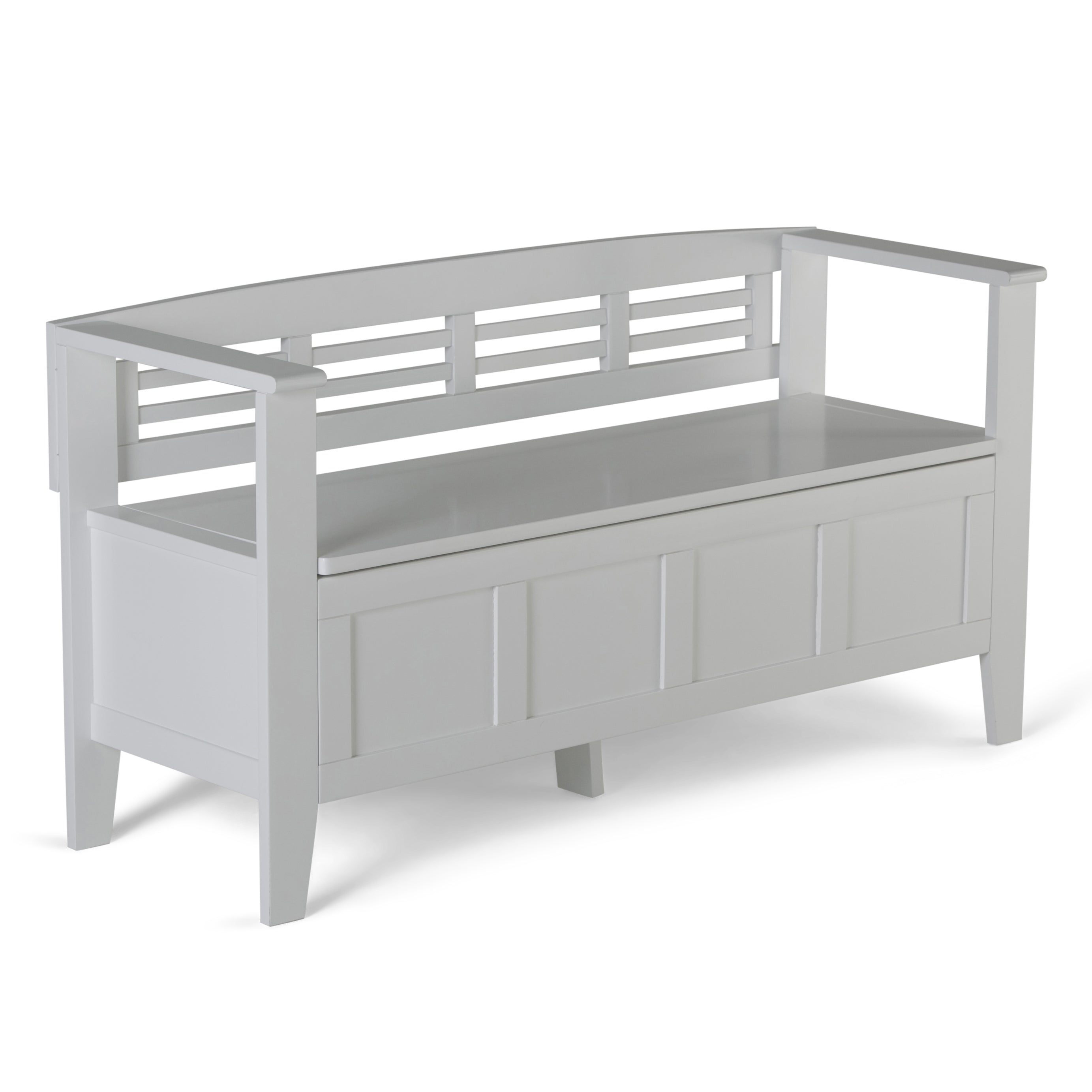 Adams - Entryway Storage Bench - White--1