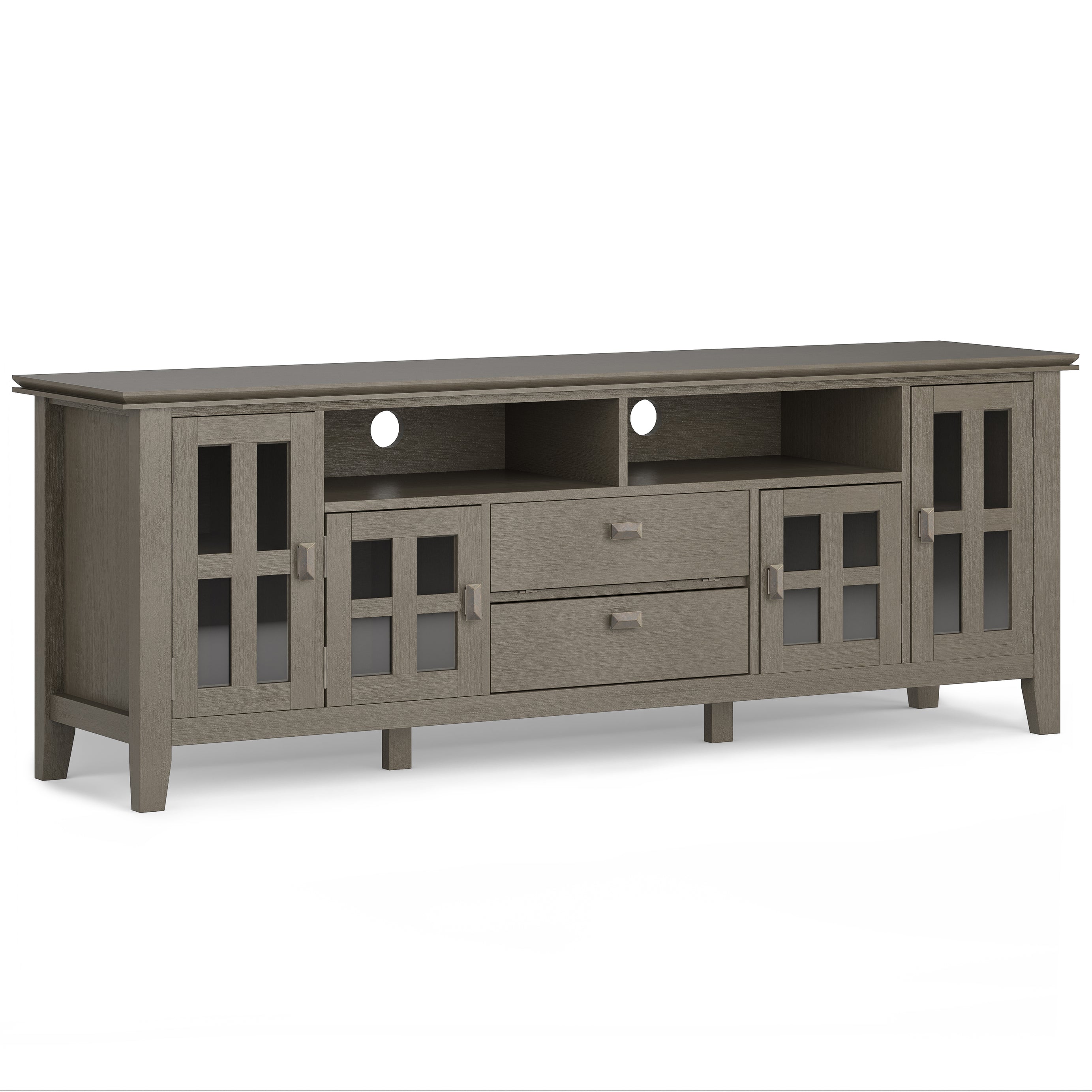 Artisan - 72" TV Media Stand - Farmhouse Grey--1