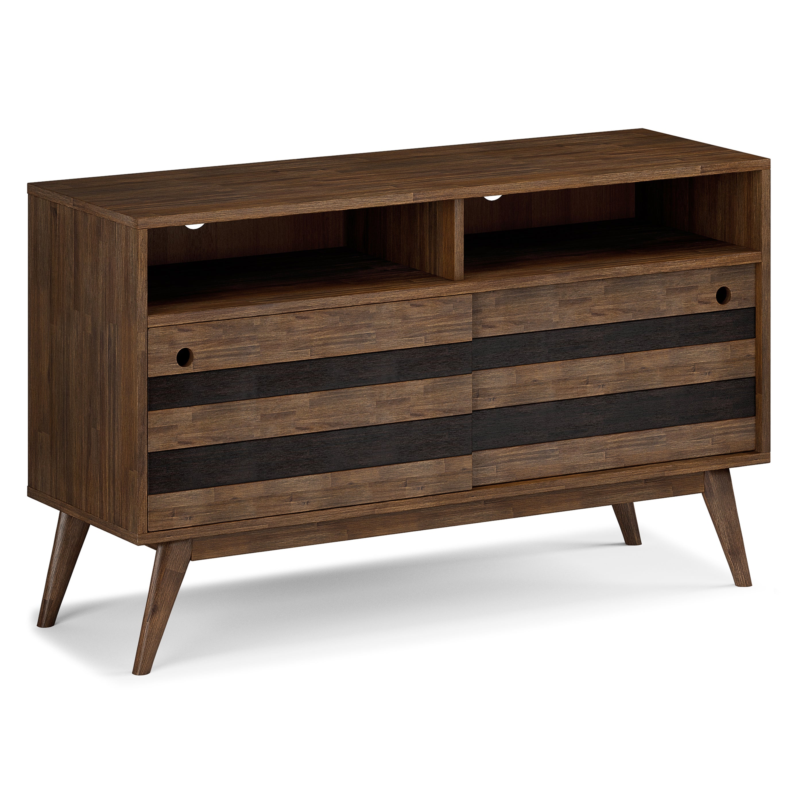 Clarkson - TV Stand - Rustic Natural Aged Brown--1