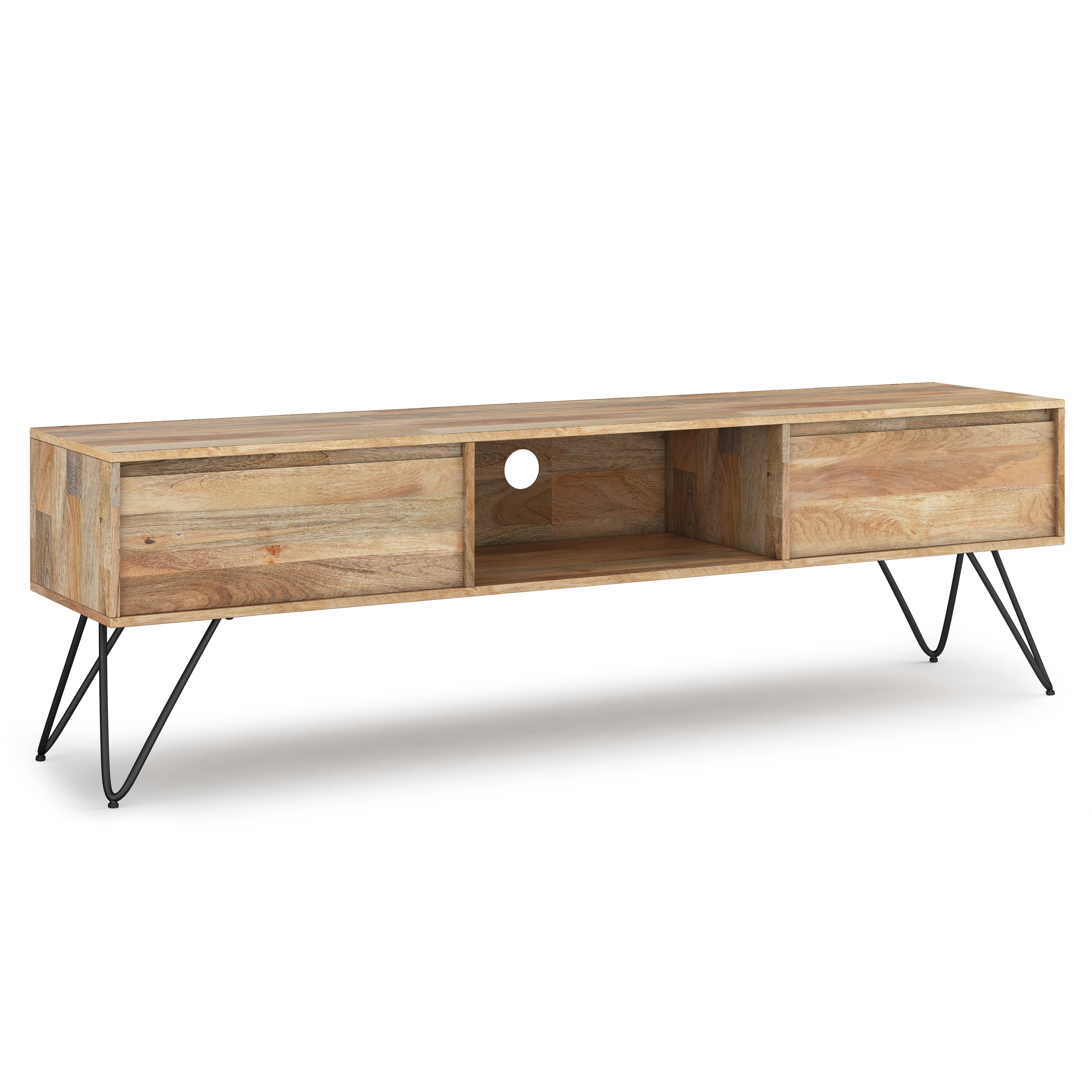 Hunter - 68" TV Media Stand - Natural--1