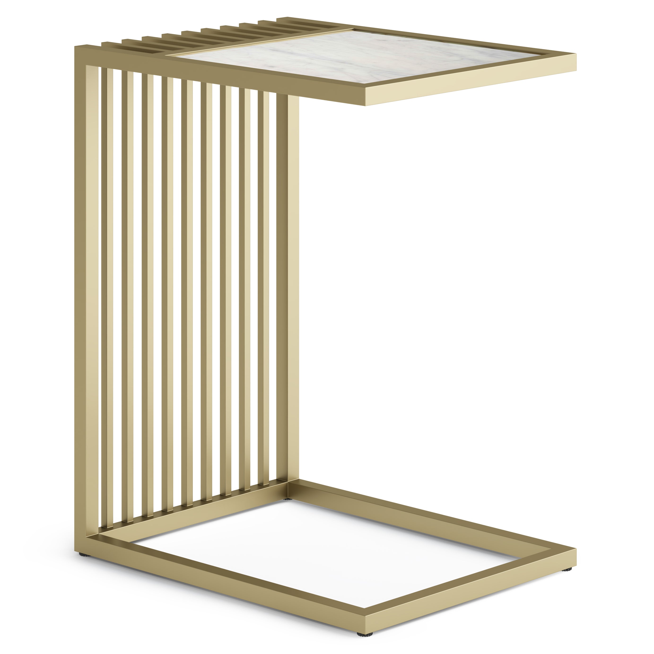 Dorval - Marble C Table - Gold--1