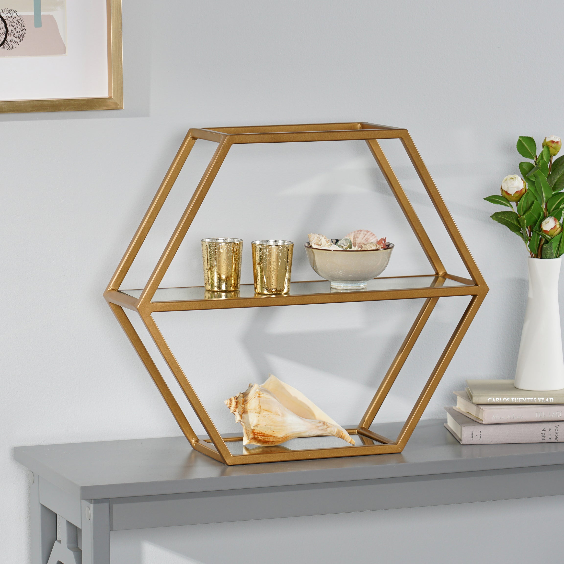 Hexagonal Shelf--1