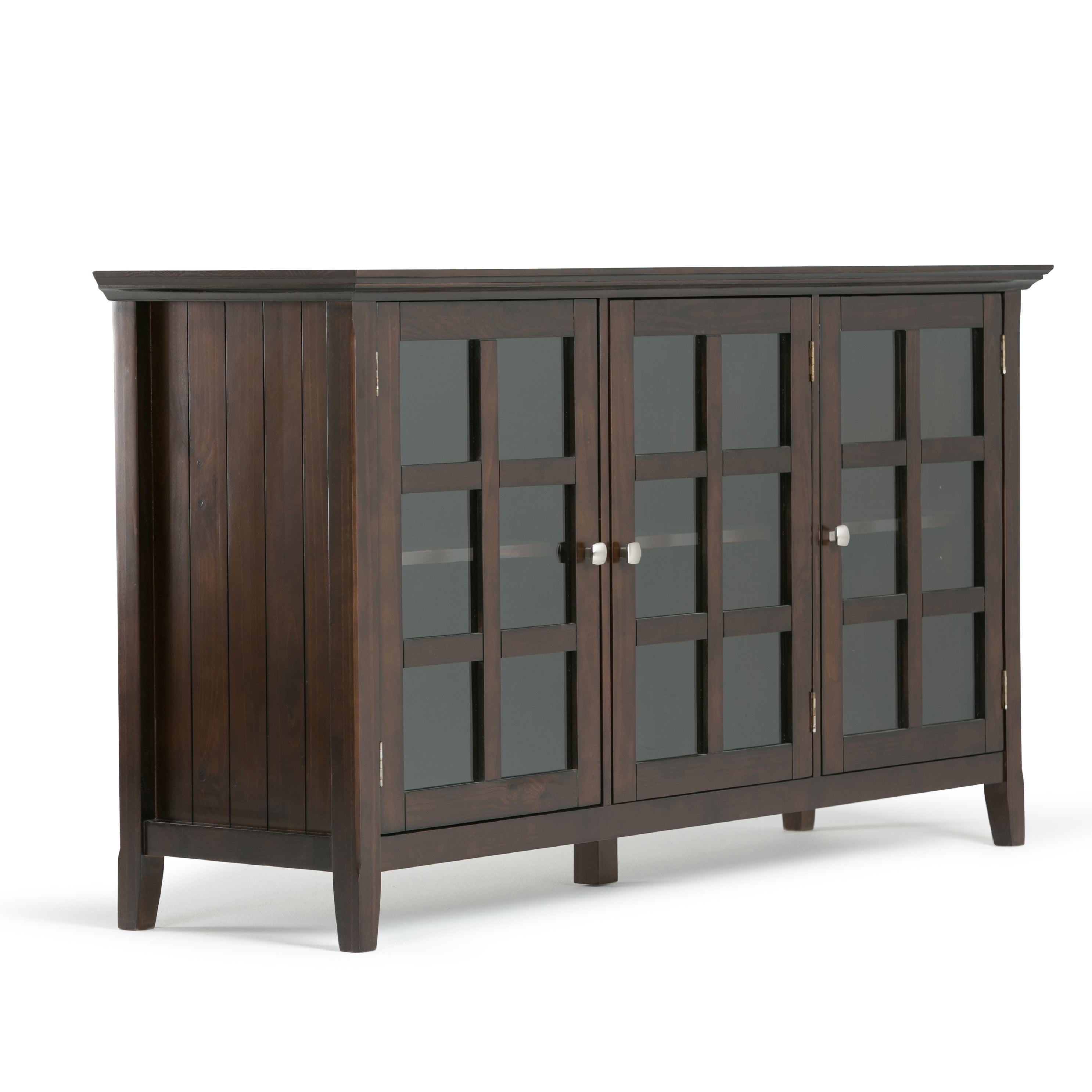 Acadian - Wide Storage Cabinet - Brunette Brown--1