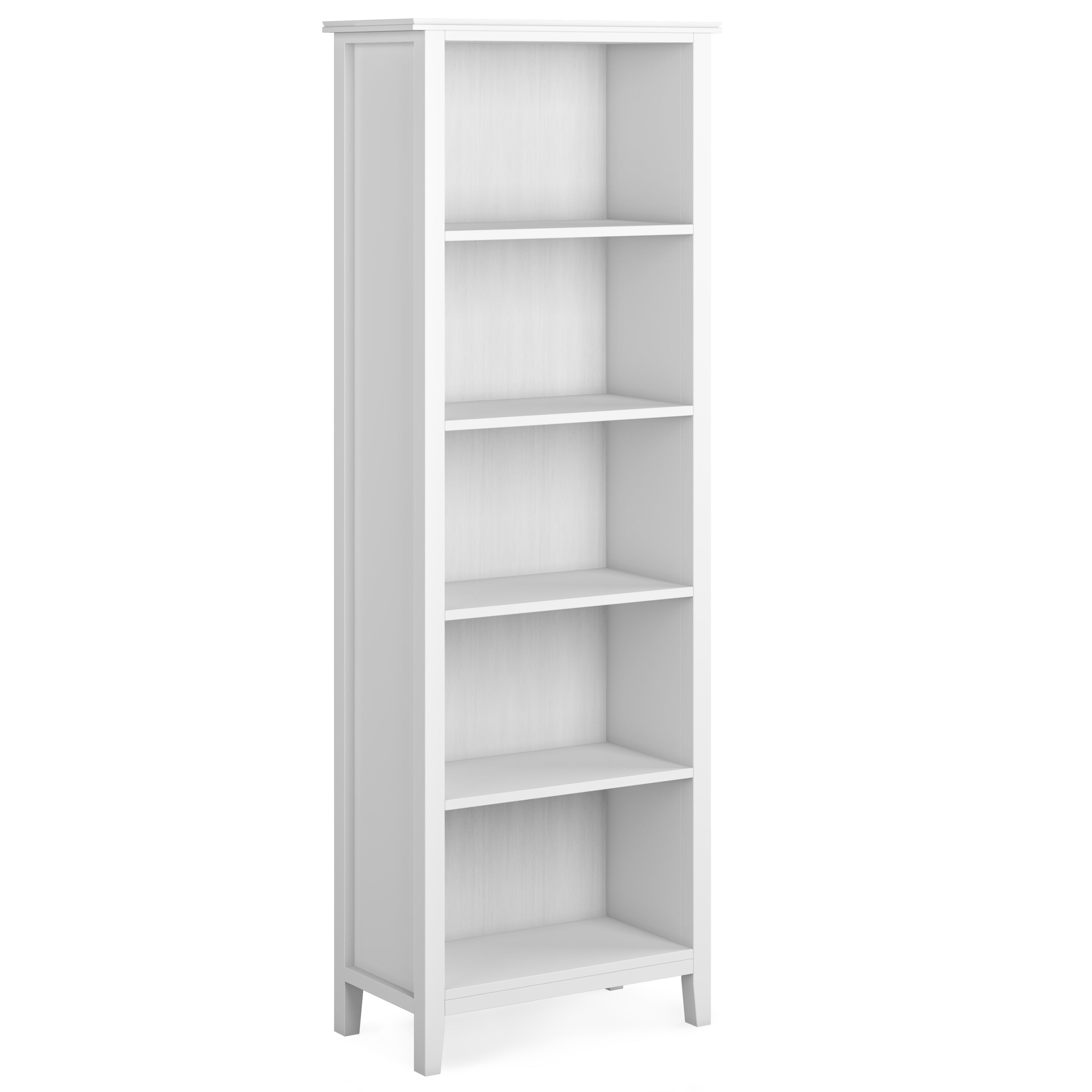 Artisan - 5 Shelf Bookcase - White--1