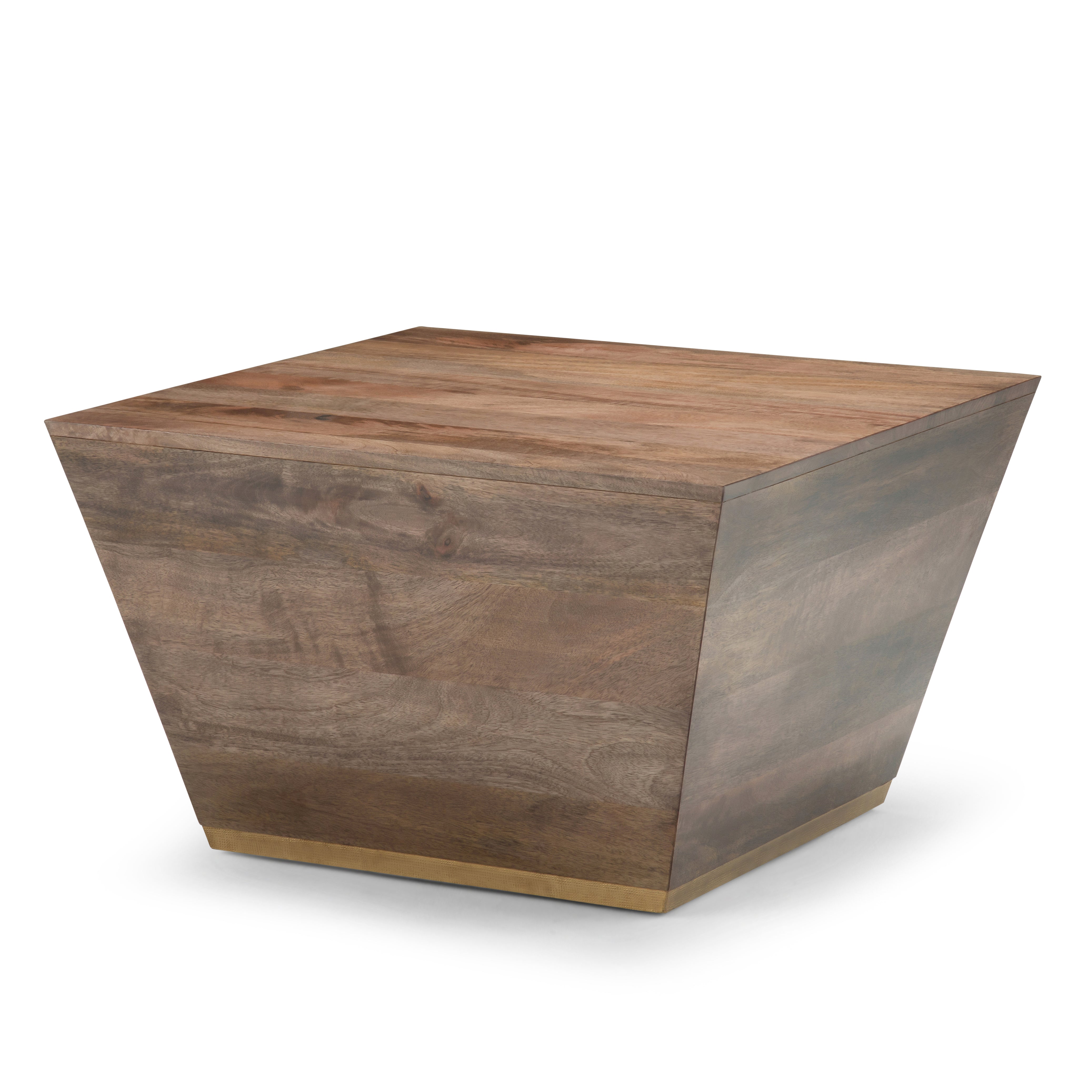 Abba - Square Coffee Table - Dark Brown--1