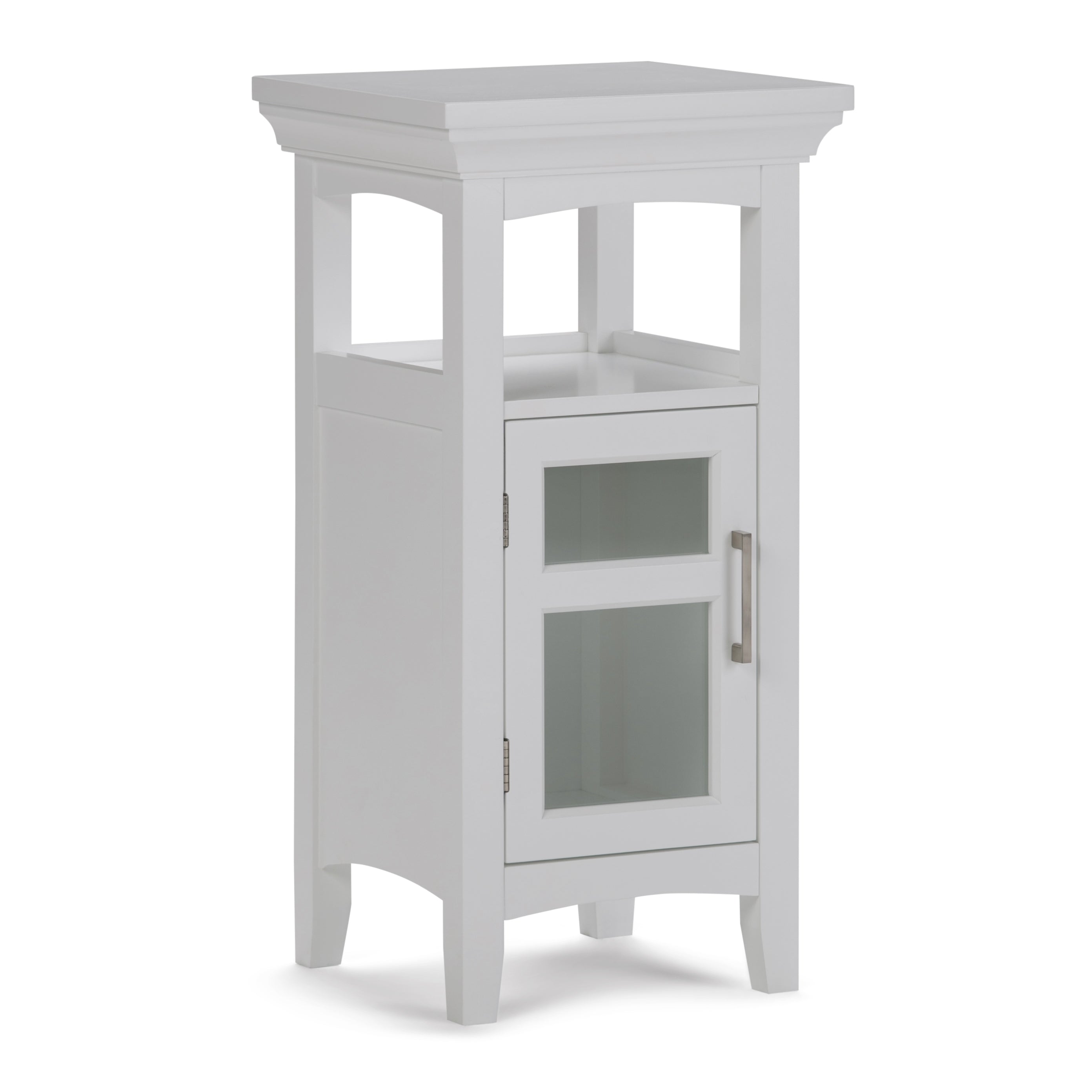 Avington - Floor Storage Cabinet - Pure White--1