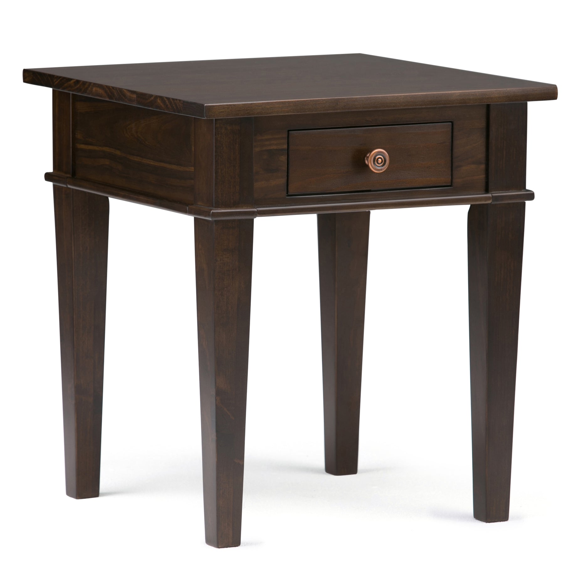 Carlton - End Table - Dark Tobacco Brown--1