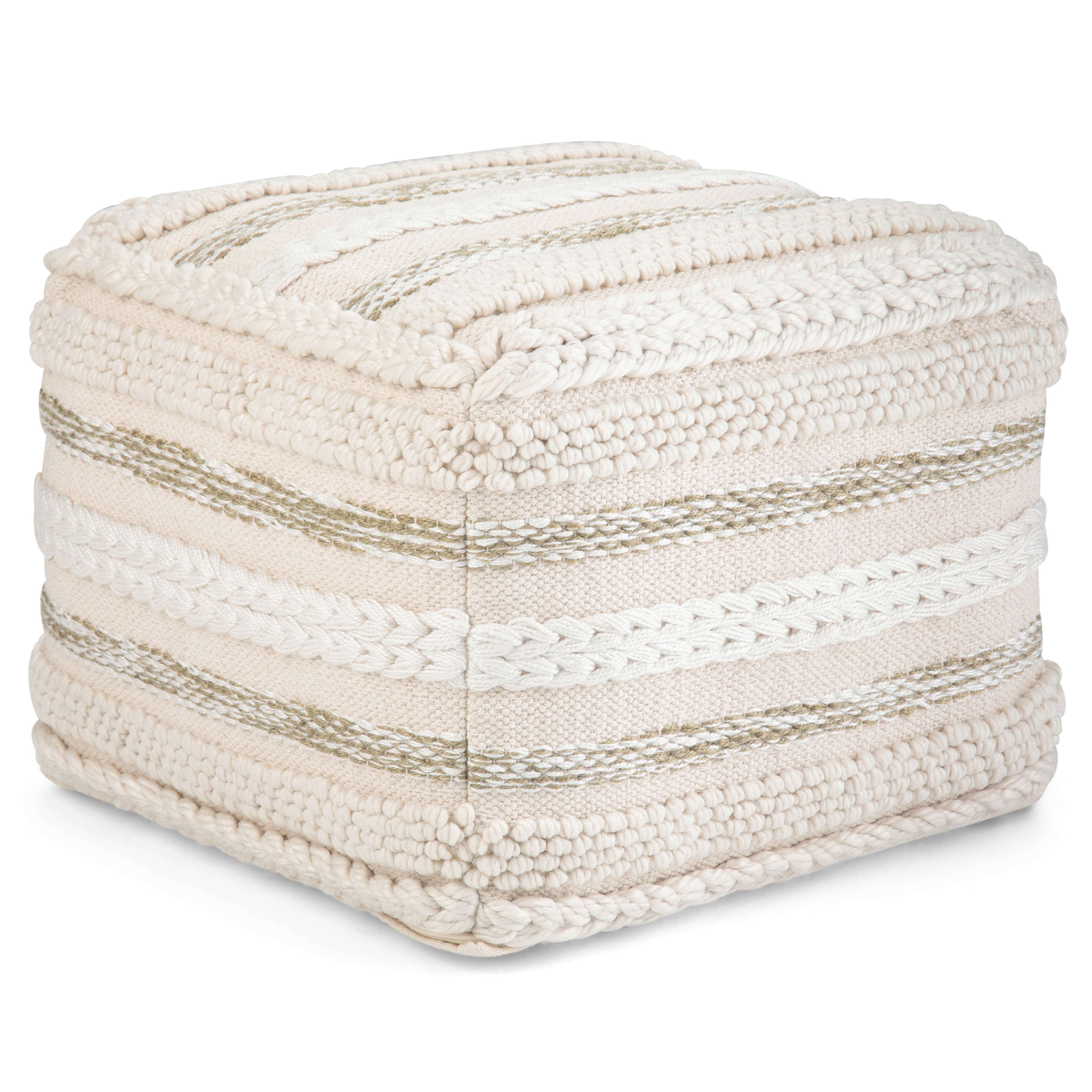 Sommer - Square Pouf - Natural--1