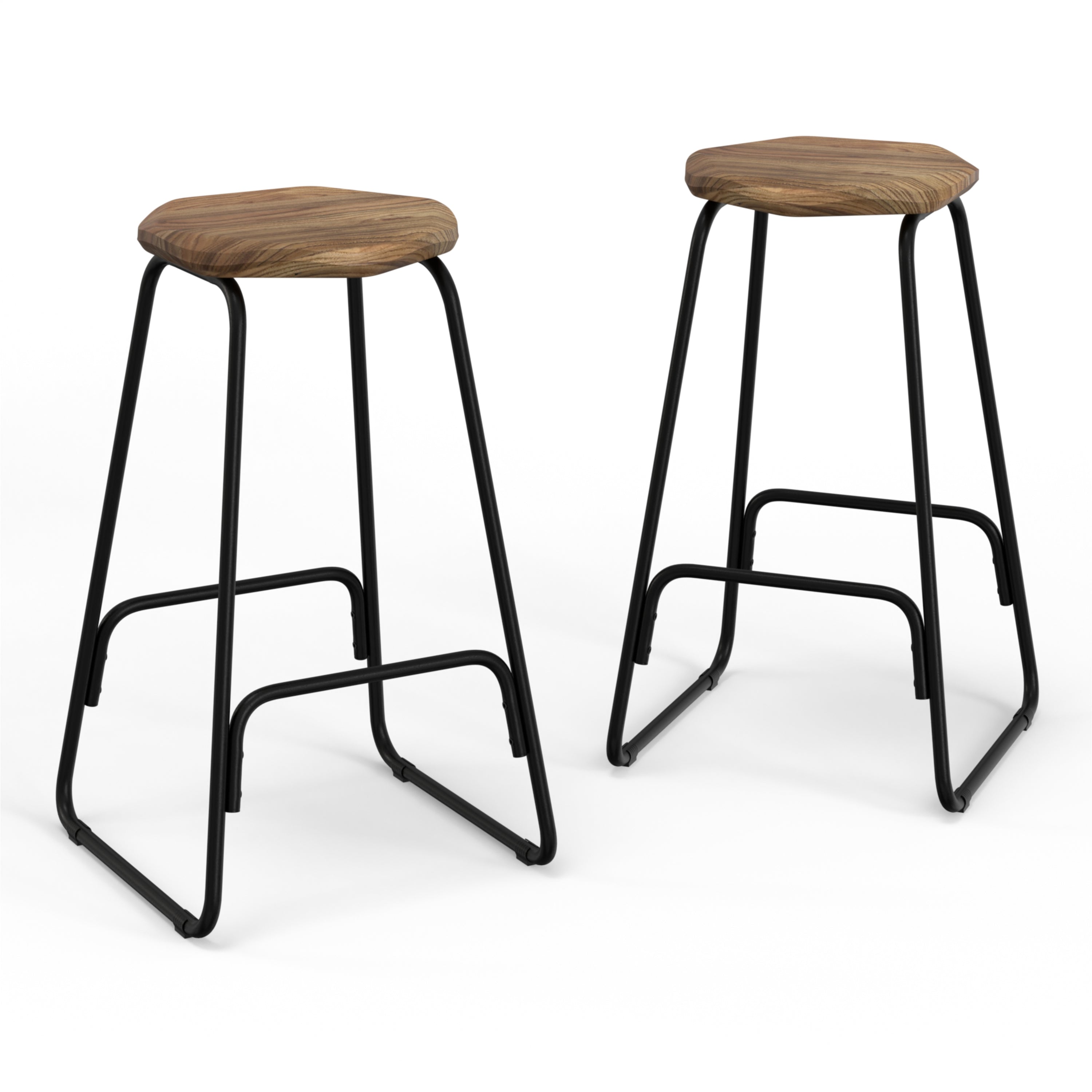 Orson - Saddle Counter Height Stool (Set of 2) - Natural--1