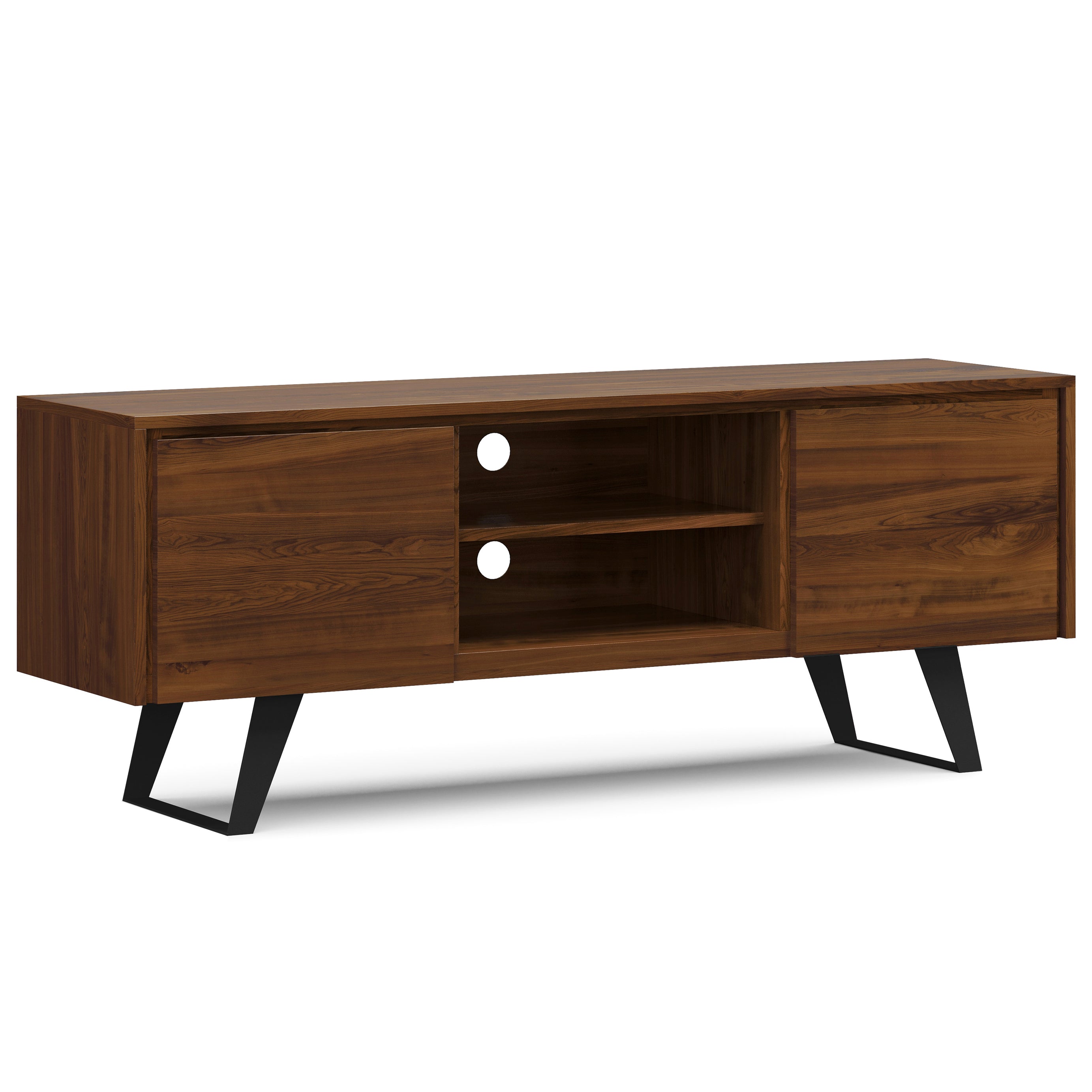 Lowry - TV Media Stand - Walnut--1