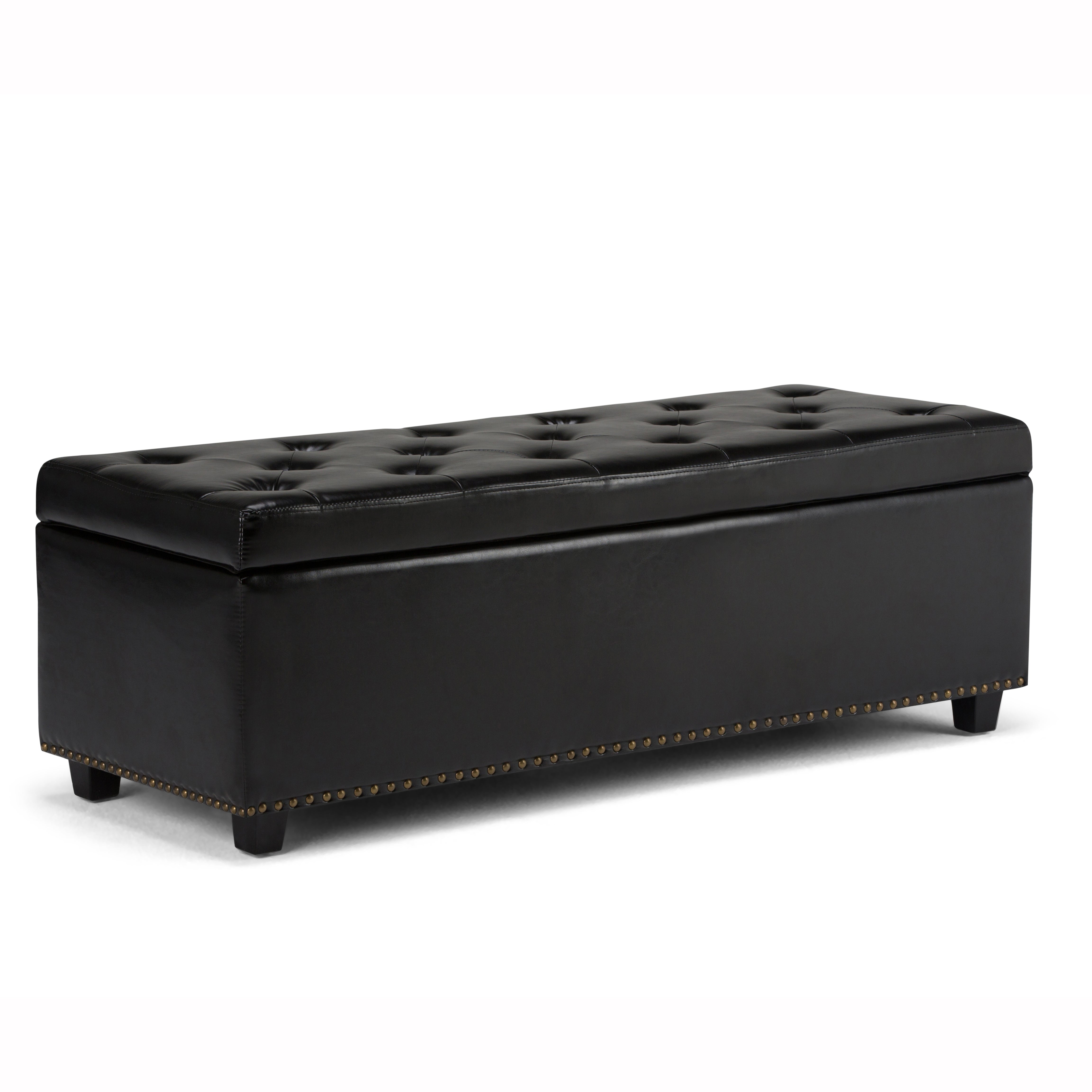 Hamilton - Storage Ottoman - Midnight Black--1